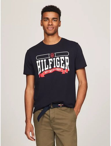 POLO MANGA CORTA HOMBRE TOMMY HILFIGER AZUL OSCURO TALLA S