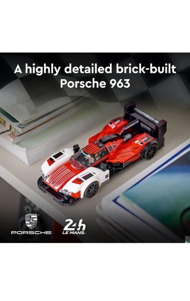 JUGUETE CONSTRUCCIÓN LEGO SPEED CHAMPIONS PORSCHE 963 76916 CARRO. 280 PIEZAS - 2