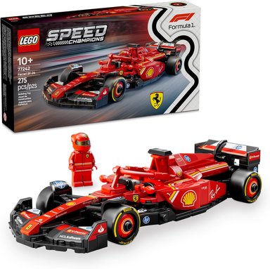 LEGO SPEED CHAMPIONS FERRARI SF-24 FÓRMULA 1 77242. 275 PIEZAS CARRO MONOPLAZA - 1