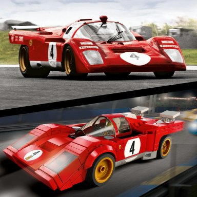 JUGUETE CONSTRUCCIÓN LEGO SPEED CHAMPIONS 1970 FERRARI 512 M 76906 CARRO - 4