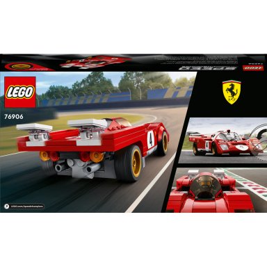 JUGUETE CONSTRUCCIÓN LEGO SPEED CHAMPIONS 1970 FERRARI 512 M 76906 CARRO - 5