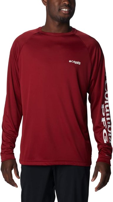 POLO COLUMBIA MANGA LARGA TALLA XXL OMNI-SHADE Y OMNI-WICK PROTECCIÓN UV Y SECADO RÁPIDO PARA HOMBRE