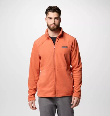 POLERA COLUMBIA POLAR CASTLE DALE PARA HOMBRE COLOR NARANJA