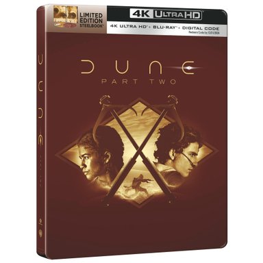 DUNE: PART TWO STEELBOOK 4K ULTRA HD + BLU-RAY WARNER BROS. PELÍCULA EDICIÓN DE COLECCIÓN