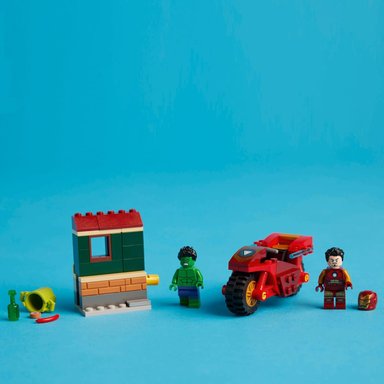 LEGO MARVEL IRON MAN WITH BIKE AND THE HULK 76287 - 6