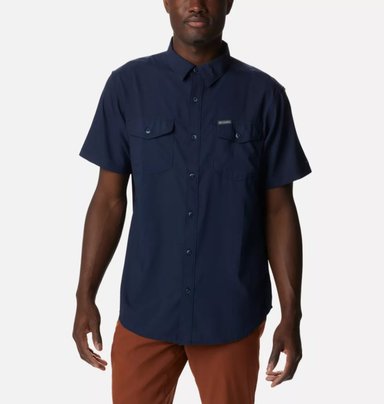 CAMISA COLUMBIA UTILIZAR MANGA CORTA REGULAR FIT OMNI SHADE Y OMNI WICK