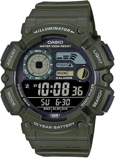 RELOJ CASIO DIGITAL WS1500H | DIGITAL - VERDE - 1