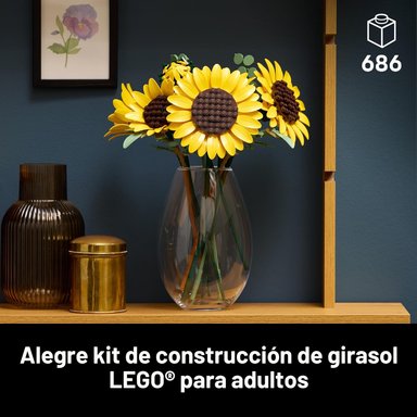 LEGO BOTANICALS 11502 - JUEGO DE CONSTRUCCIÓN DE RAMO DE GIRASOL PARA ADULTOS DE 686 PIEZAS - 2