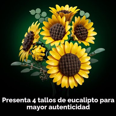 LEGO BOTANICALS 11502 - JUEGO DE CONSTRUCCIÓN DE RAMO DE GIRASOL PARA ADULTOS DE 686 PIEZAS - 5