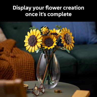 LEGO BOTANICALS 11502 - JUEGO DE CONSTRUCCIÓN DE RAMO DE GIRASOL PARA ADULTOS DE 686 PIEZAS - 7
