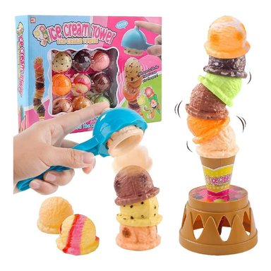 JUEGO DIDÁCTICO DE EQUILIBRO TORRE DE HELADOS