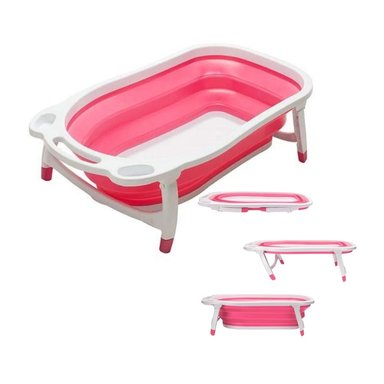 BAÑERA PLEGABLE PATAS ANTIDESLIZANTES PARA BEBÉS - NIÑA