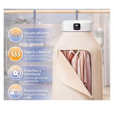 SECADOR DE ROPA PLEGABLE Y PORTATIL -  AM400