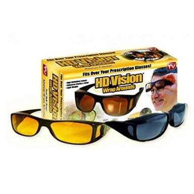 2 LENTES HD VISION WRAP AROUND