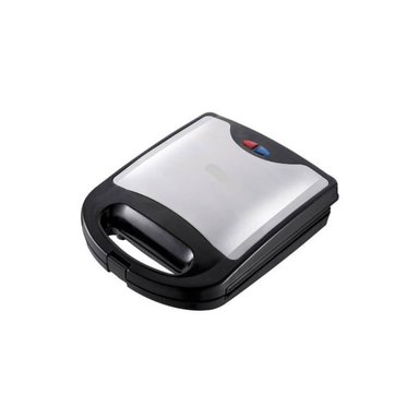 SANDWICHERA PRIMA SW-207M COMPACTA PARA 2 PANES SILVER + NEGRO