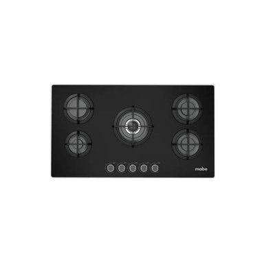COCINA EMPOTRABLE A GAS MABE PM8655GV0 CUBIERTA DE VIDRIO NEGRO