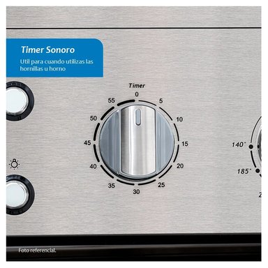 COCINA COLDEX CX751 A GAS DE PIE 30' 5  QUEMADORES ACERO INOXIDABLE - 5