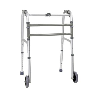 ANDADOR DE ALUMINIO CON RUEDAS