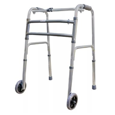 ANDADOR DE ALUMINIO CON RUEDAS - 2