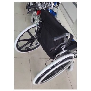 SILLA DE RUEDAS ESTÁNDAR APOYA BRAZOS MOVIBLES AROS PVC - 3