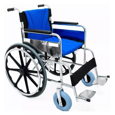 SILLA DE RUEDAS ESTÁNDAR ACOLCHADA FIJA IMPORTADA