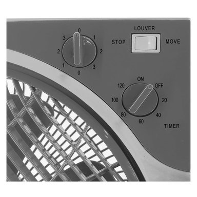 VENTILADOR RECIRCULADOR IMACO IVA13 40 WATTS TIPO BOX 12" GRIS - 4