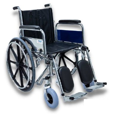 SILLA DE RUEDAS TRAUMATOLOGICA CROMADA AROS PVC IMPORTADA