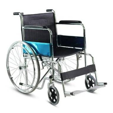 SILLA DE RUEDAS IMPORTADA AROS RAYOS LONA NEGRO