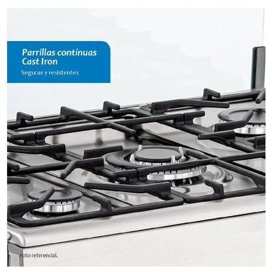 COCINA COLDEX CX721 PLUS A GAS DE PIE 30' 5 QUEMADORES INOX - 5