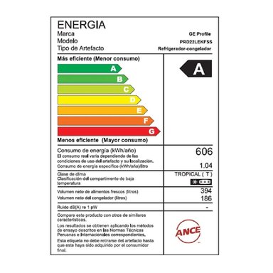 REFRIGERADORA GENERAL ELECTRIC PRD22LEKFSS SIDE BY SIDE NO FROST 611 LITROS INOX - 6