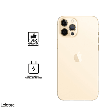 IPHONE 12 PRO MAX 128GB 6GB RAM 12MP 6.7" ORO REACONDICIONADO GRADO B