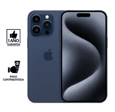 REACONDICIONADO IPHONE 15 PRO MAX 256GB I GRADO A I COLOR AZUL - 1