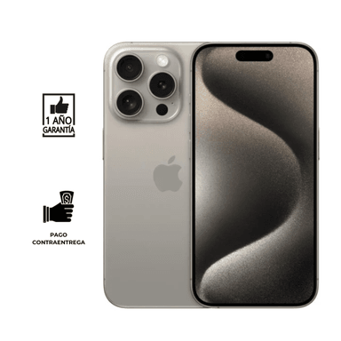 REACONDICIONADO IPHONE 15 PRO MAX 512GB I GRADO A I COLOR NATURAL - 1