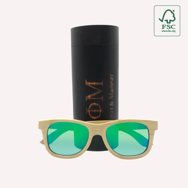 LENTES DE SOL PROTECCIÓN UV FLEIRI AND MANNER ECO DE BAMBU MUJER