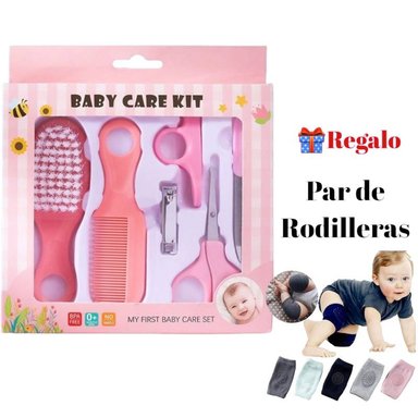 KIT DE HIGIENE PARA EL CUIDADO DEL BEBÉ Y RODILLERAS D GATEO