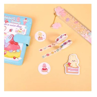 DIARIO CON SET DE MANUALIDADES OEM PARA NIÑOS COLOR CELESTE - 4