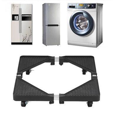 BASE AJUSTABLE MULTIFUNCIONAL OEM CON RUEDAS PARA ELECTRODOMÉSTICOS ACERO