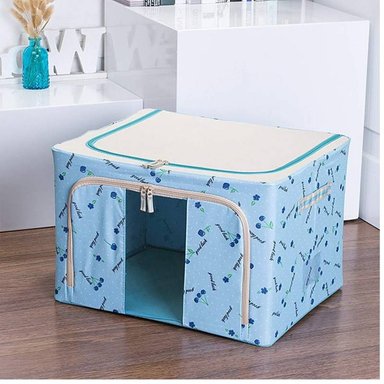 ORGANIZADOR OEM CELESTE CAJA ALMACENAMIENTO MULTIFUNCIONAL PLEGABLE 66 LITROS