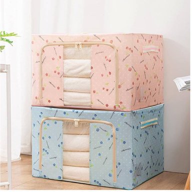 ORGANIZADOR OEM CELESTE CAJA ALMACENAMIENTO MULTIFUNCIONAL PLEGABLE 66 LITROS - 3