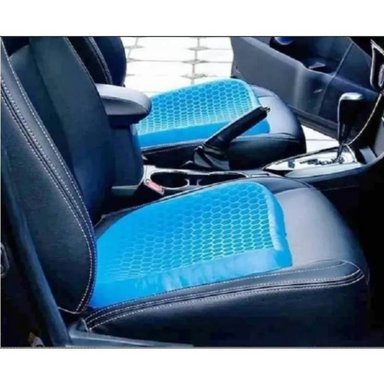 COJÍN AZUL DE GEL ANTIDESLIZANTE PARA ASIENTO DE COCHE Y OFICINA 2 PCS