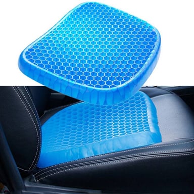 COJÍN AZUL ASIENTO DE GEL ERGONÓMICO PARA SILLAS DE 1000GRMS - 2