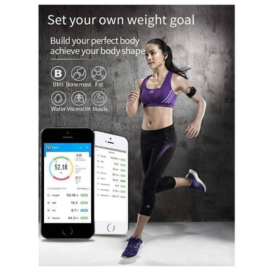 BALANZA SMART DIGITAL BLUETOOTH COLOR NEGRO - 6