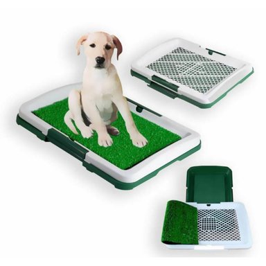 PUPPY POTTY BAÑO ECOLOGICO PORTÁTIL CON CESPED PARA PERROS