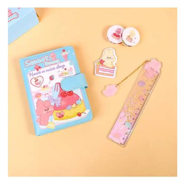 DIARIO CON SET DE MANUALIDADES OEM PARA NIÑOS COLOR CELESTE - 3