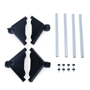 BASE AJUSTABLE MULTIFUNCIONAL OEM CON RUEDAS PARA ELECTRODOMÉSTICOS ACERO - 4