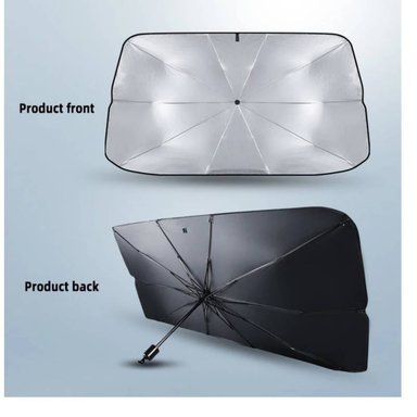 ACCESORIOS AUTO OEM TAPASOL PLEGABLE TIPO SOMBRILLA PARA PARABRISAS