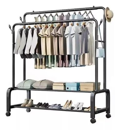 ORGANIZADOR ESTANTE ROPA PERCHERO RUEDAS PREMIUM