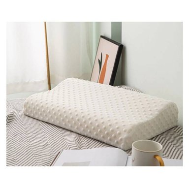 ALMOHADA ALGODÓN BLANCO VISCOELASTICA MEMORY PILLOW FUNDA CON CIERRE