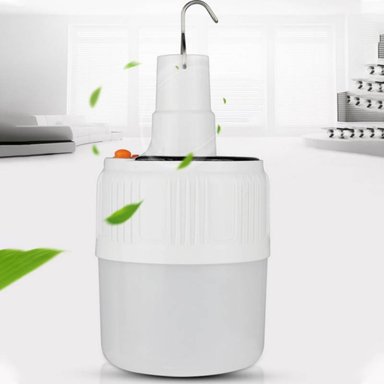 FOCO LAMPARA LED PORTATIL RECARGABLE EMERGENCIA SOLAR 80W - 2