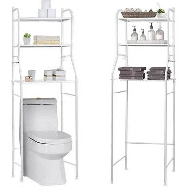 ESTANTE PARA BAÑO ORGANIZADOR DE BAÑO DE TRES NIVELES.